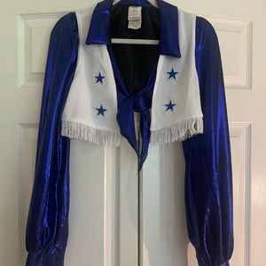 DALLAS COWBOY CHEERLEADER COSTUME (SMALL)
